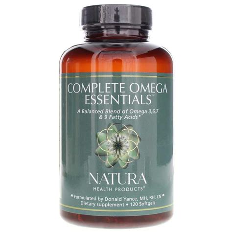 omega essentials price and size of container|Natura Health Products Complete Omega Essentials Supplement .